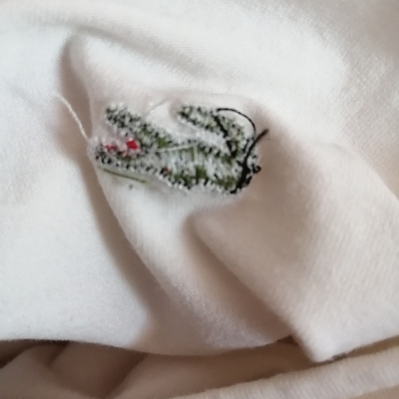 Lacoste white Tank Top Racer back Style sz… - Picture 6 of 10